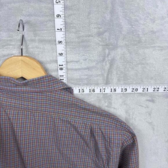 Polo Ralph Lauren VTG Stanton Classic Fit Multicolor Plaid Shirt Men’s Large 90s - Picture 10 of 10